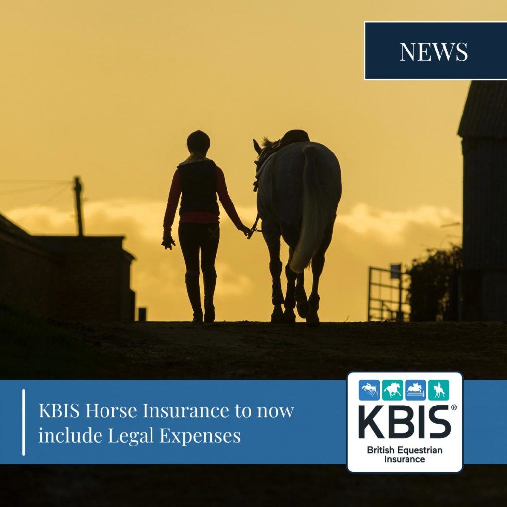 KBIS Horse Insurance to now Include Legal Expenses